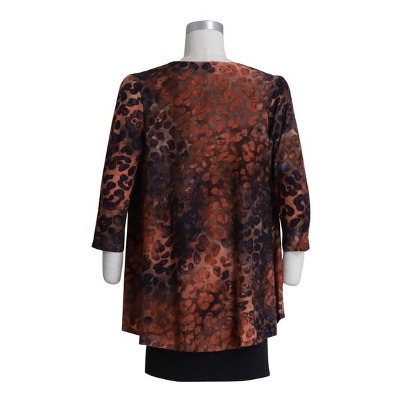 CONNECTED APPAREL Womens 3/4 Sleeve V Neck Short Evening Sheath Dress - Picture 2 of 2